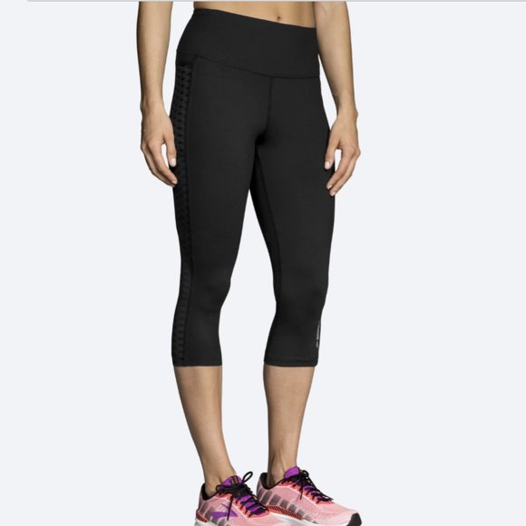 Brooks Pants - Brooks Running Greenlight Capri Size Large